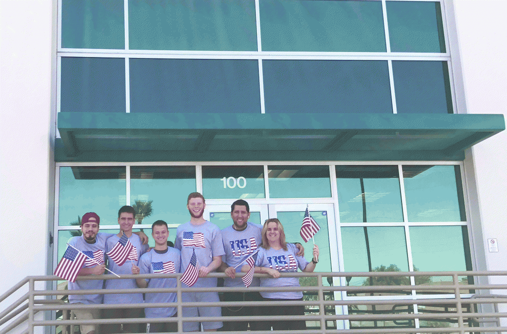 Lioher team celebrating 4th of July